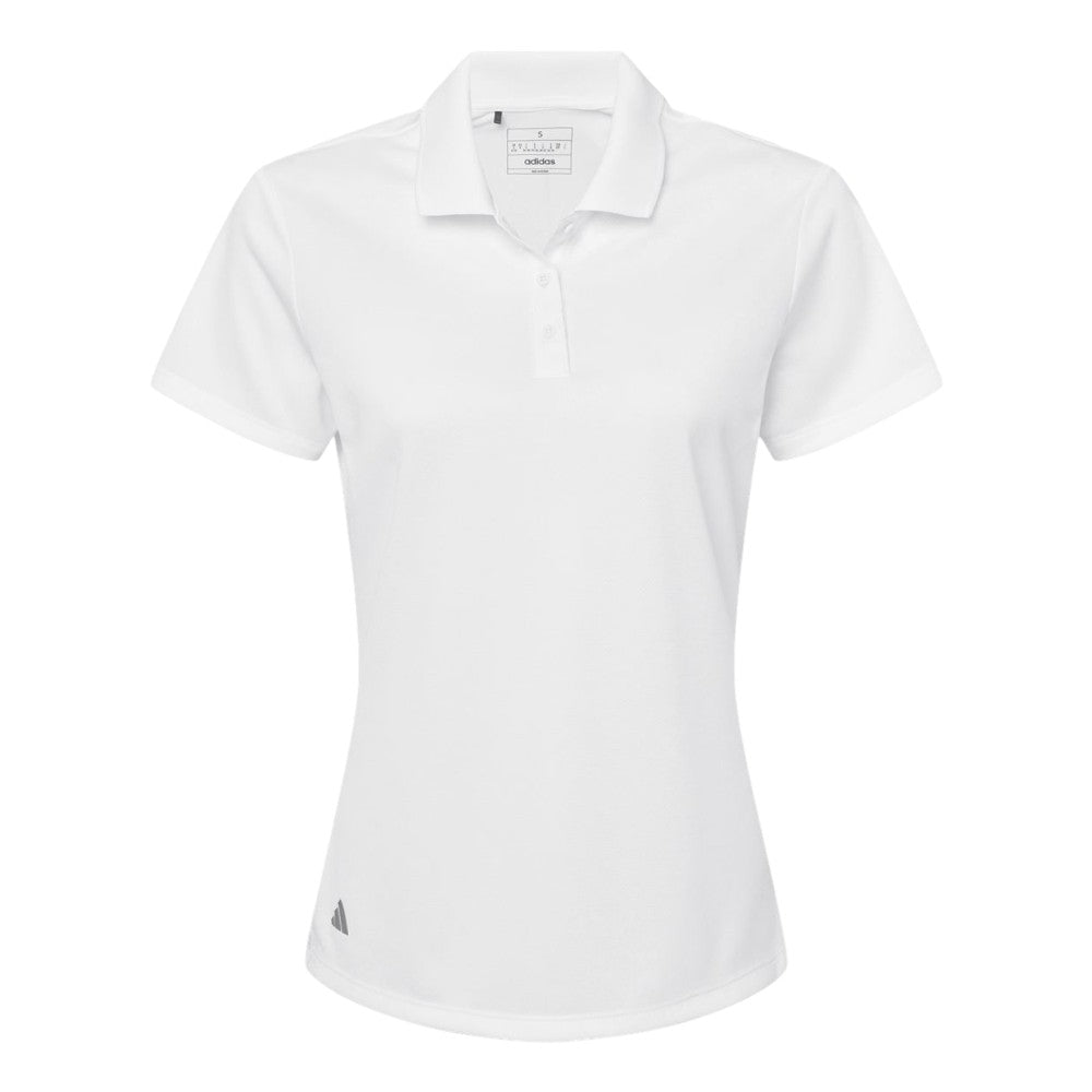 Adidas Women's Performance Pique Polo - White