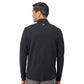 Adidas Men's 3-Stripes Quarter-Zip Sweater Pullover - Black Melange
