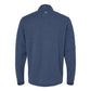 Adidas Men's 3-Stripes Quarter-Zip Sweater Pullover - Collegiate Blue Melange