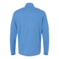 Adidas Men's 3-Stripes Quarter-Zip Sweater Pullover - Focus Blue Melange