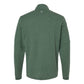 Adidas Men's 3-Stripes Quarter-Zip Sweater Pullover - Green Oxide Melange