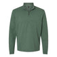 Adidas Men's 3-Stripes Quarter-Zip Sweater Pullover - Green Oxide Melange