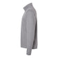 Adidas Men's 3-Stripes Quarter-Zip Sweater Pullover - Grey Three Melange