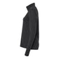 Adidas Women's 3-Stripes Quarter-Zip Sweater Pullover - Black Melange