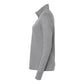 Adidas Women's 3-Stripes Quarter-Zip Sweater Pullover - Grey Three Melange