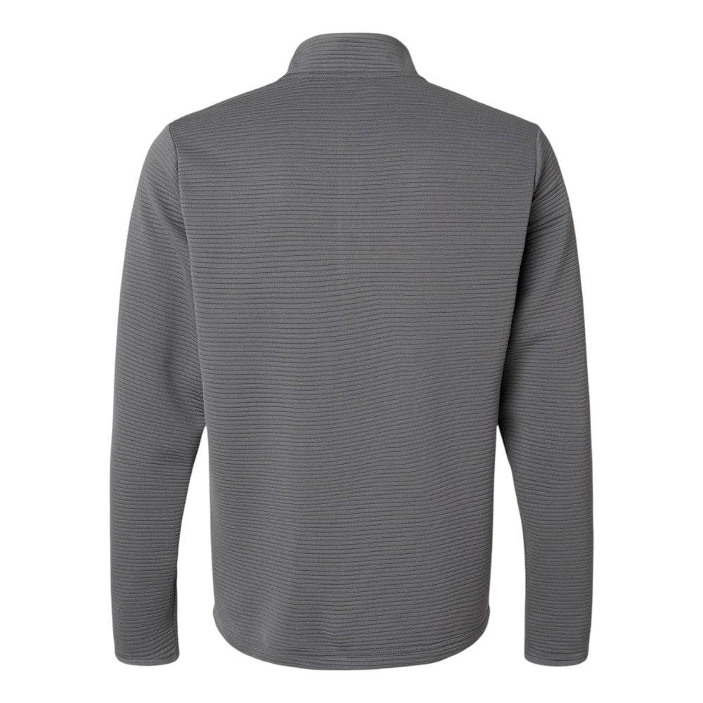 Adidas Men's Spacer Quarter-Zip Pullover - Grey Five