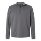 Adidas Men's Spacer Quarter-Zip Pullover - Grey Five