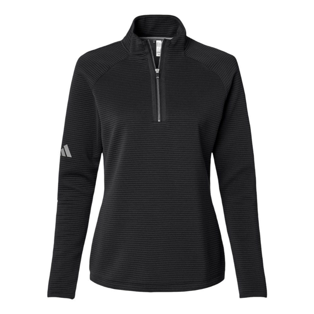 Adidas Women's Spacer Quarter-Zip Pullover - Black