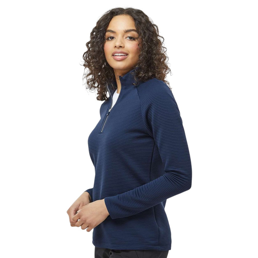 Adidas Women's Spacer Quarter-Zip Pullover - Collegiate Navy