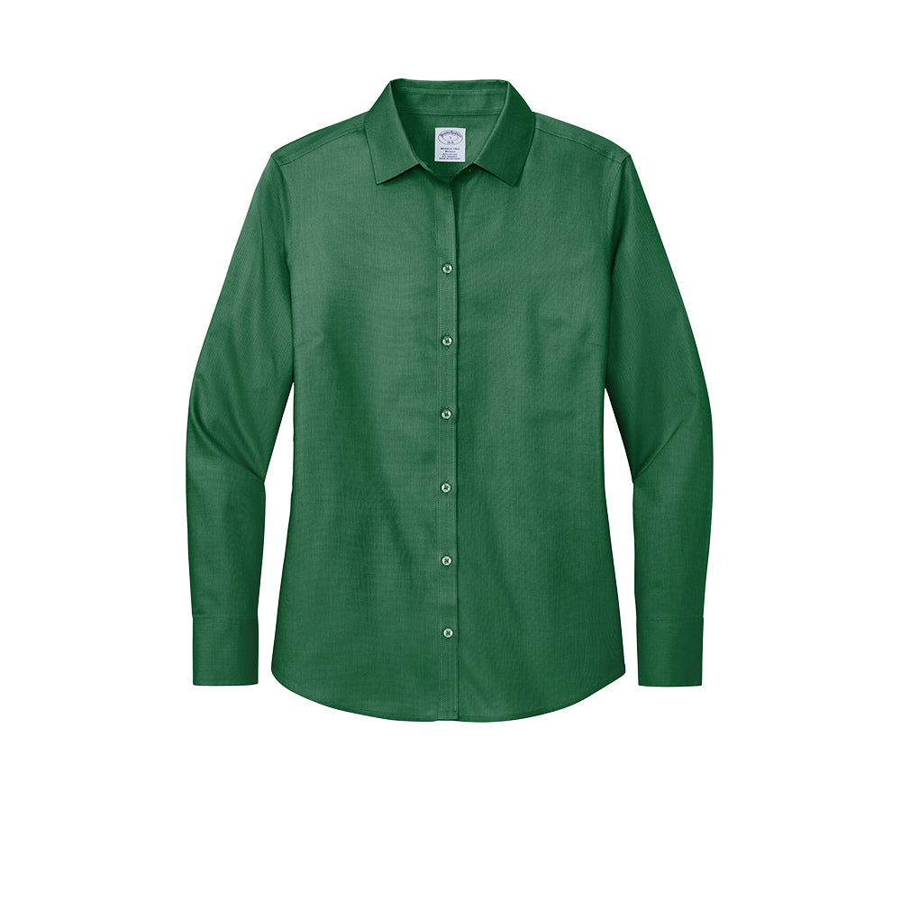 Brooks Brothers® Women’s Wrinkle-Free Stretch Nailhead Shirt - Club Green