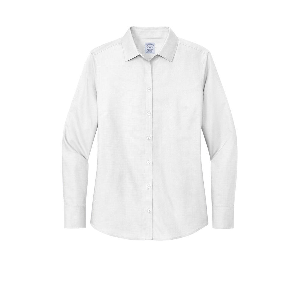 Brooks Brothers® Women’s Wrinkle-Free Stretch Nailhead Shirt - White