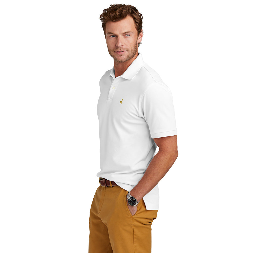 Brooks Brothers® Pima Cotton Pique Polo - White
