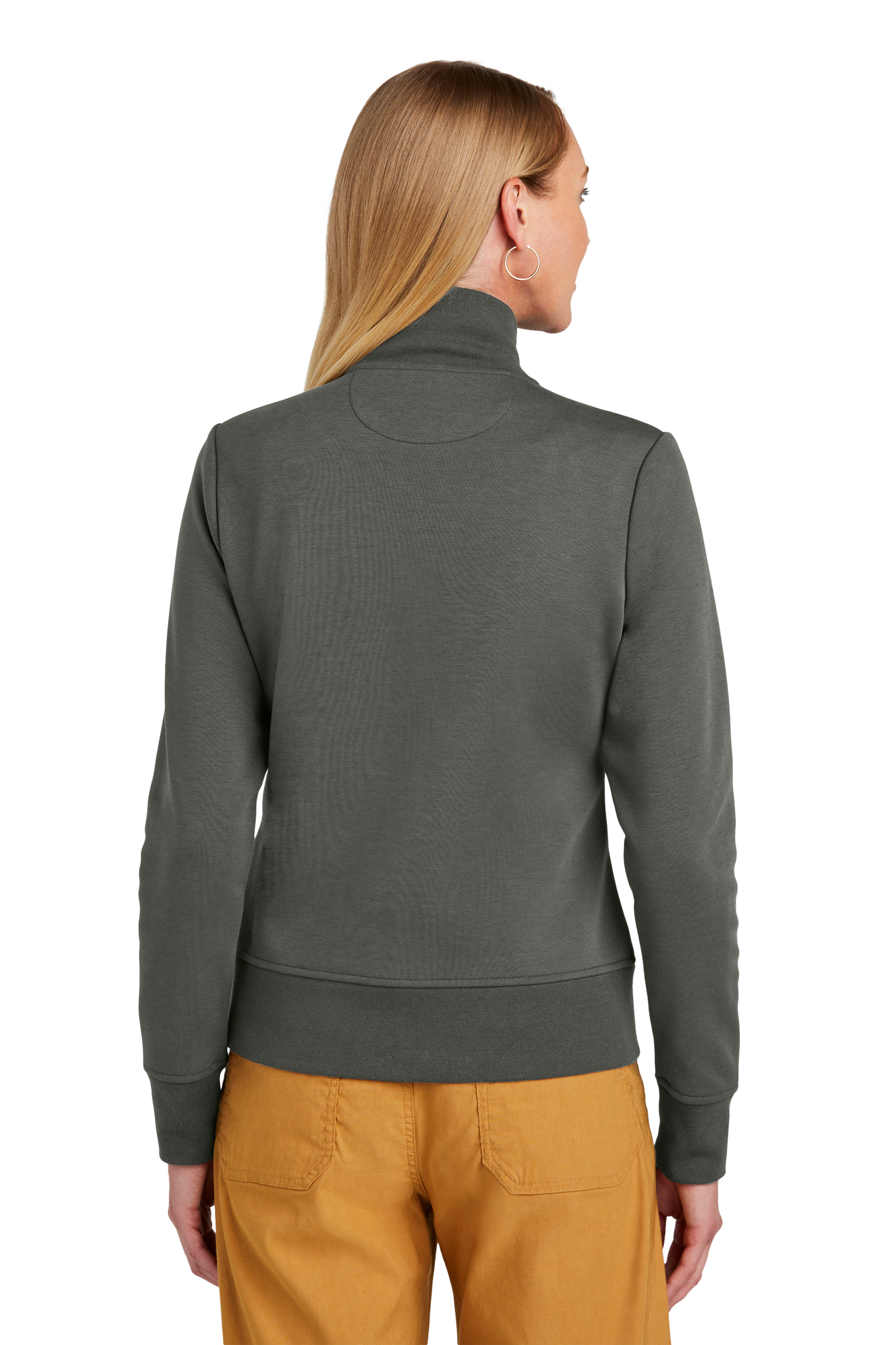 Brooks Brothers® Women’s Double-Knit Full-Zip - Windsor Grey