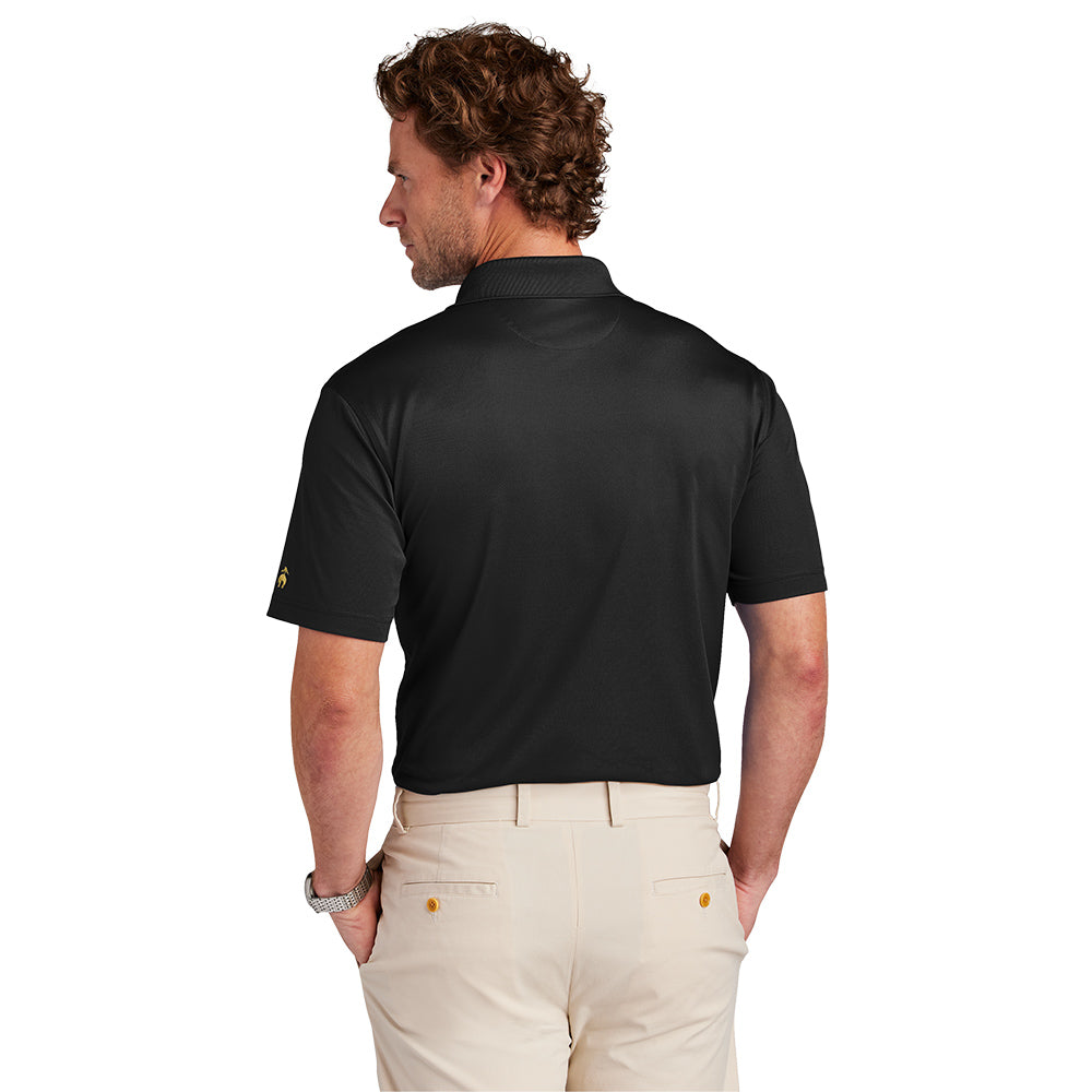 Brooks Brothers® Mesh Pique Performance Polo - Deep Black