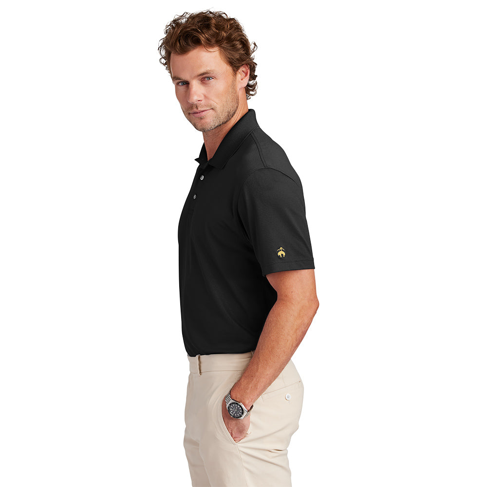 Brooks Brothers® Mesh Pique Performance Polo - Deep Black