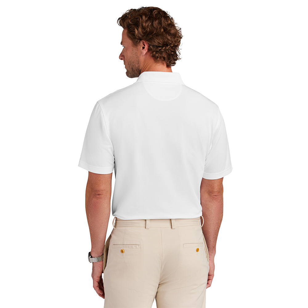 Brooks Brothers® Mesh Pique Performance Polo - White