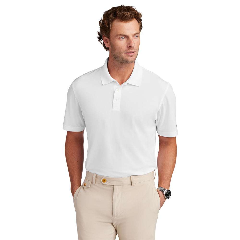 Brooks Brothers® Mesh Pique Performance Polo - White