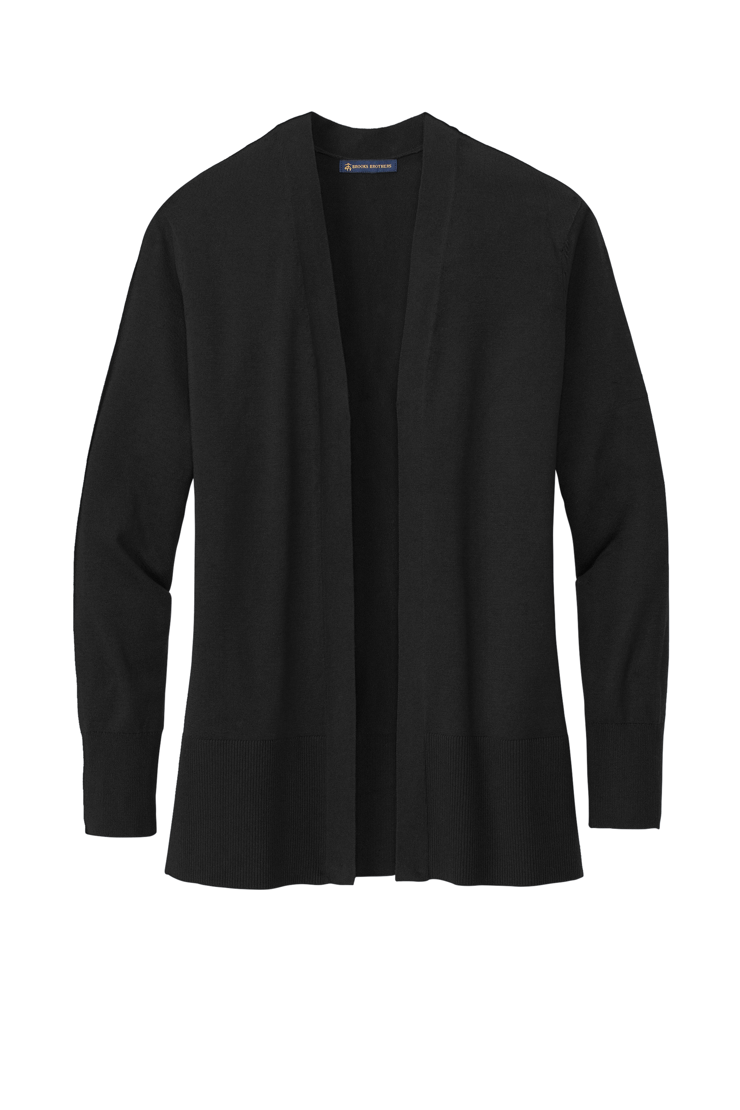 Brooks Brothers® Women’s Cotton Stretch Long Cardigan Sweater - Deep Black
