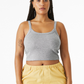 BELLA+CANVAS® Women’s Micro Rib Spaghetti Strap Tank - Athletic Heather