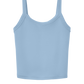 BELLA+CANVAS® Women’s Micro Rib Spaghetti Strap Tank - Solid Baby Blue Blend