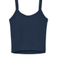 BELLA+CANVAS® Women’s Micro Rib Spaghetti Strap Tank - Solid Navy Blend