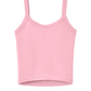 BELLA+CANVAS® Women’s Micro Rib Spaghetti Strap Tank - Solid Pink Blend