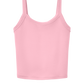BELLA+CANVAS® Women’s Micro Rib Spaghetti Strap Tank - Solid Pink Blend