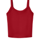 BELLA+CANVAS® Women’s Micro Rib Spaghetti Strap Tank - Solid Red Blend
