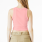 BELLA+CANVAS® Women’s Micro Rib Racer Tank - Solid Pink Blend