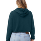Women's Cropped Fleece Hoodie - Atlantic