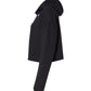 Women's Cropped Fleece Hoodie - Black
