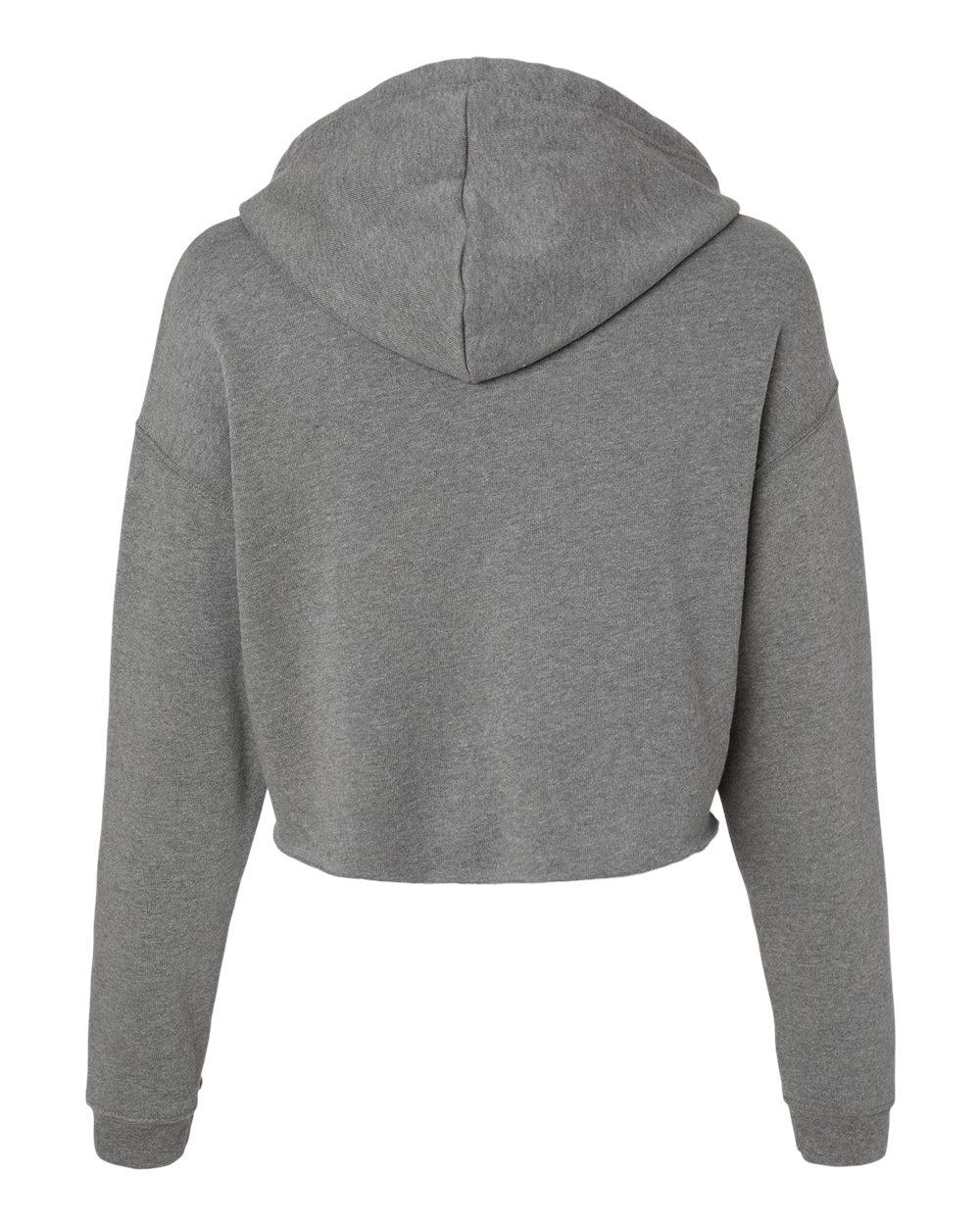 Women's Cropped Fleece Hoodie - Deep Heather