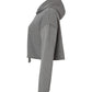 Women's Cropped Fleece Hoodie - Deep Heather