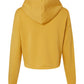Women's Cropped Fleece Hoodie - Heather Mustard