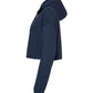 Women's Cropped Fleece Hoodie - Navy