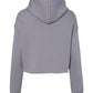 Women's Cropped Fleece Hoodie - Storm