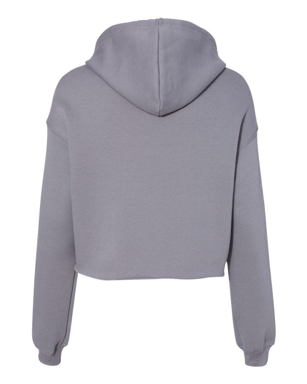 Women's Cropped Fleece Hoodie - Storm