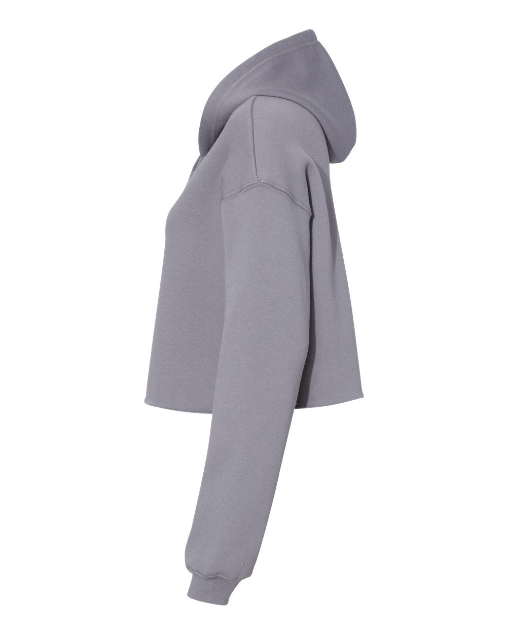 Women's Cropped Fleece Hoodie - Storm