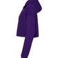 Women's Cropped Fleece Hoodie - Team Purple