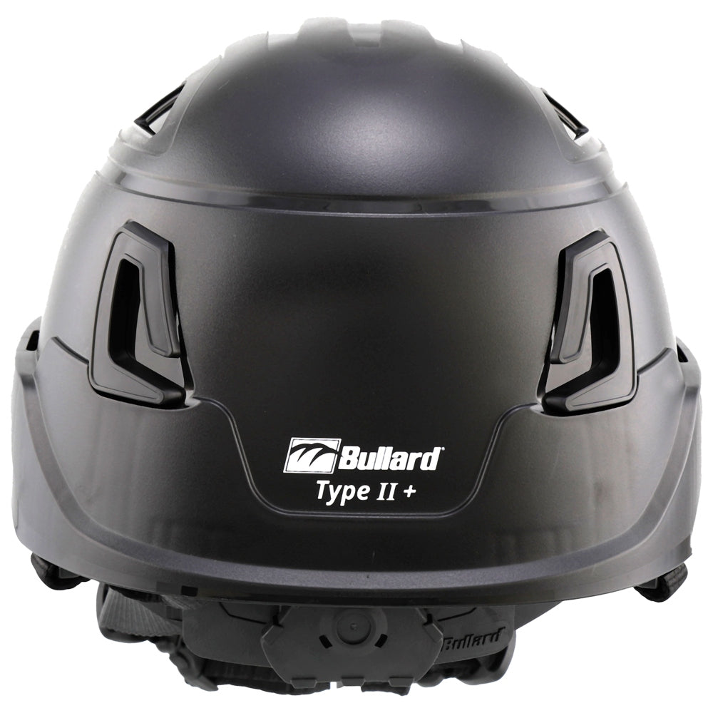 Bullard T2NFG Type II + Safety Helmet - Ratchet Suspension - Black