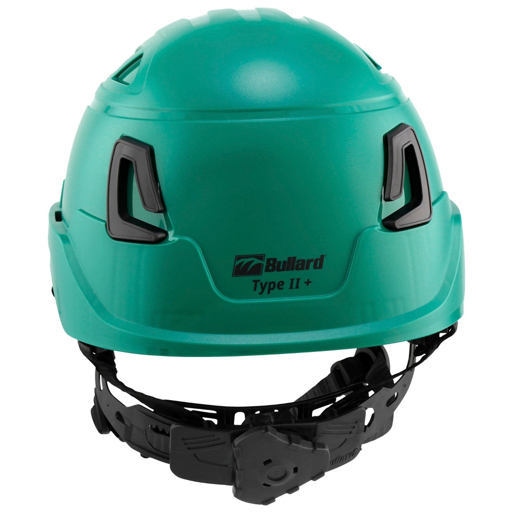 Bullard T2NFG Type II + Safety Helmet - Ratchet Suspension - Forest Green
