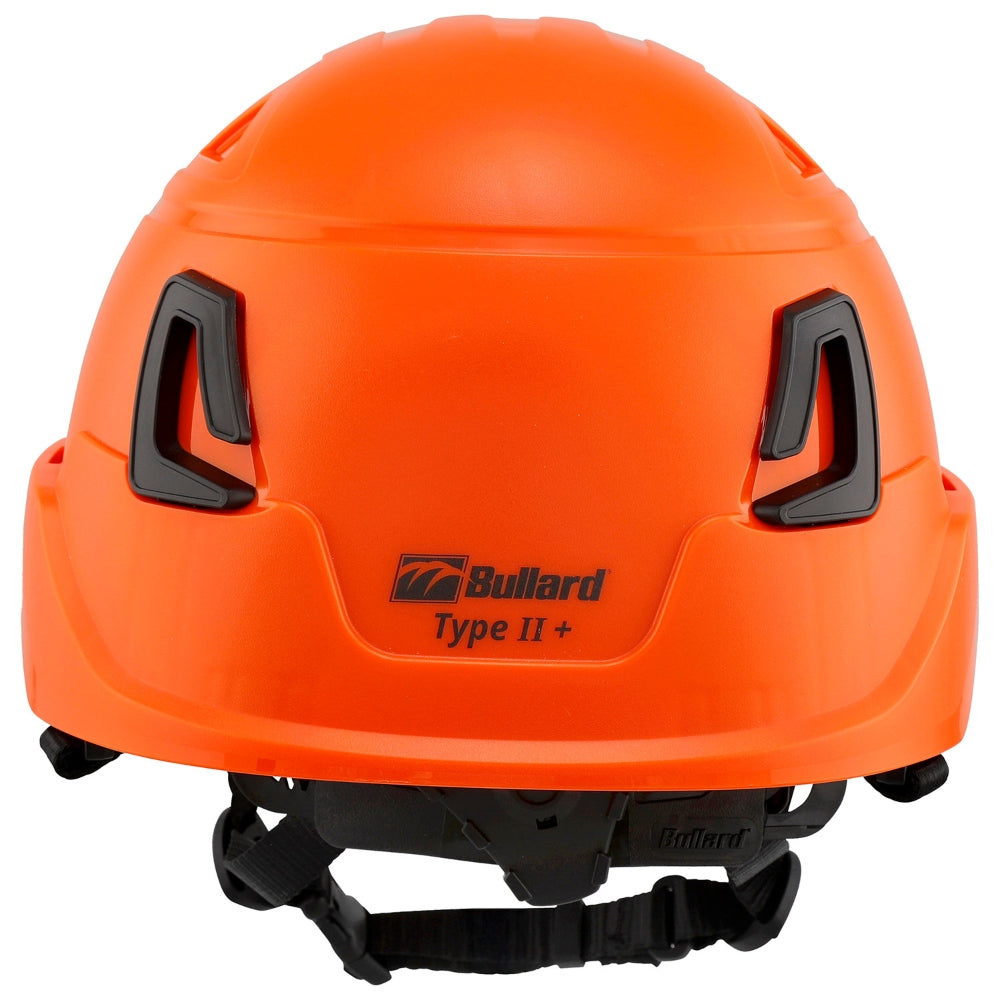 Bullard T2NFG Type II + Safety Helmet - Ratchet Suspension - Hi-Vis Orange