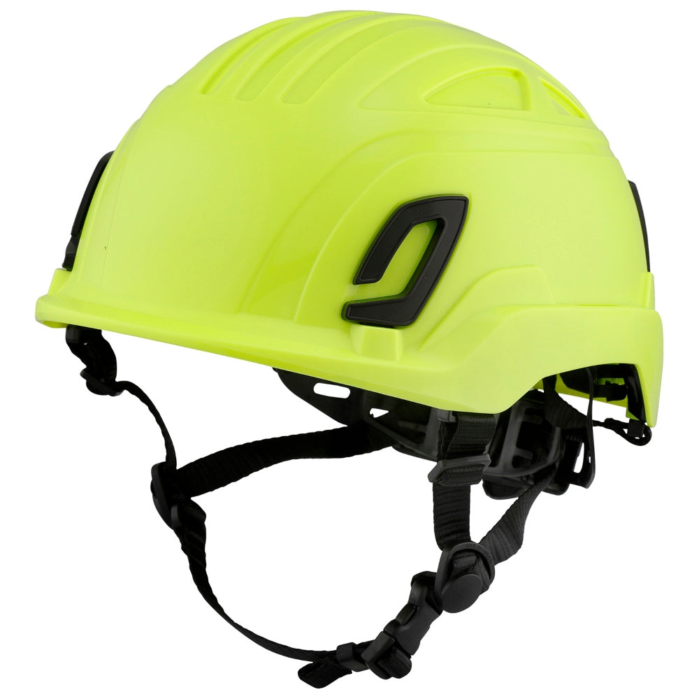 Bullard T2NFG Type II + Safety Helmet - Ratchet Suspension - Hi-Vis Yellow