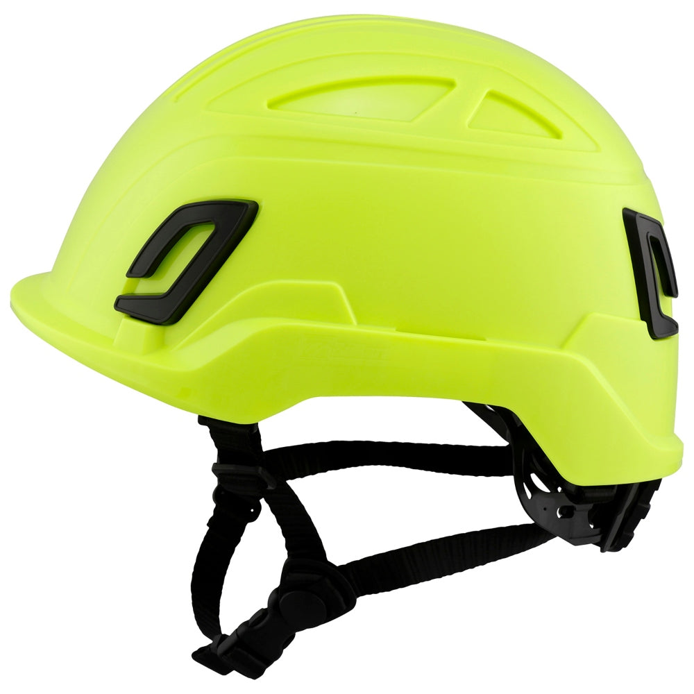 Bullard T2NFG Type II + Safety Helmet - Ratchet Suspension - Hi-Vis Yellow