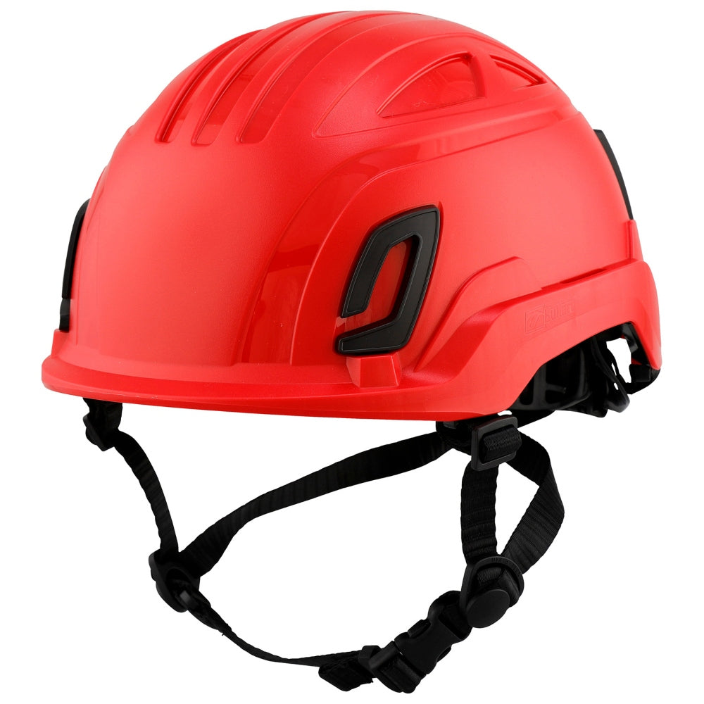 Bullard T2NFG Type II + Safety Helmet - Ratchet Suspension - Red