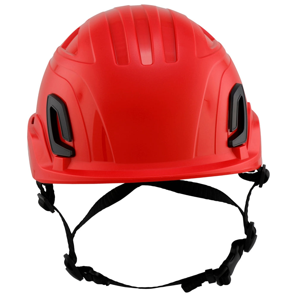 Bullard T2NFG Type II + Safety Helmet - Ratchet Suspension - Red