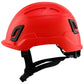 Bullard T2NFG Type II + Safety Helmet - Ratchet Suspension - Red