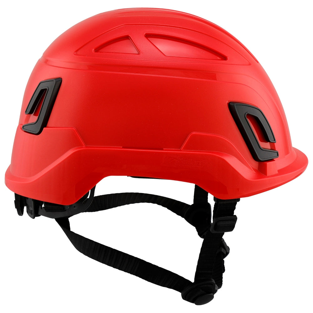 Bullard T2NFG Type II + Safety Helmet - Ratchet Suspension - Red
