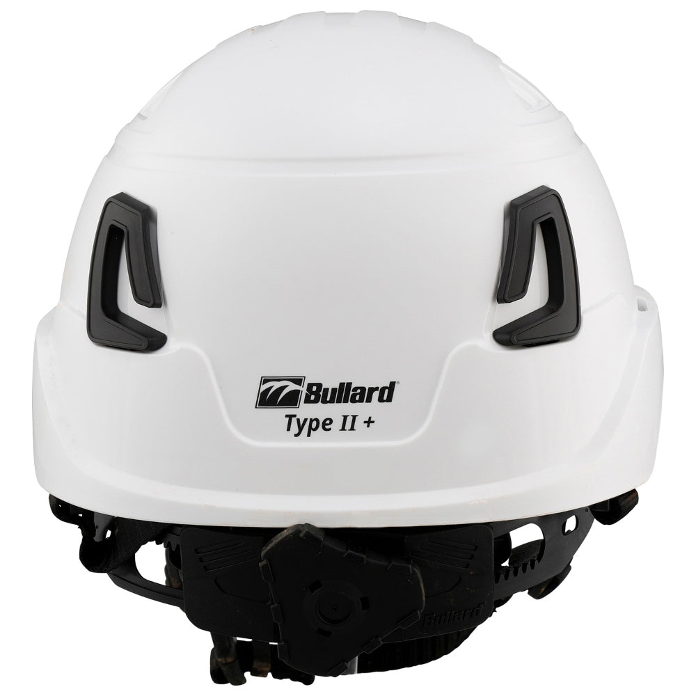 Bullard T2NFG Type II + Safety Helmet - Ratchet Suspension - White