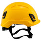 Bullard T2NFG Type II + Safety Helmet - Ratchet Suspension - Yellow
